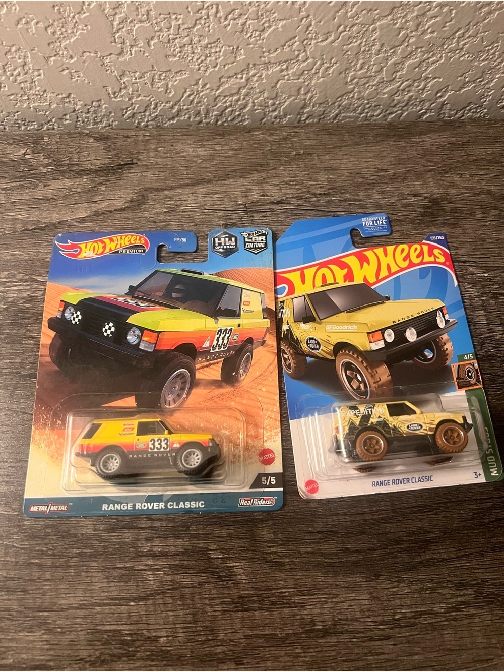 Hot Wheels Range Rover Classic Bundle Premium & Mainline Off-Road Lot